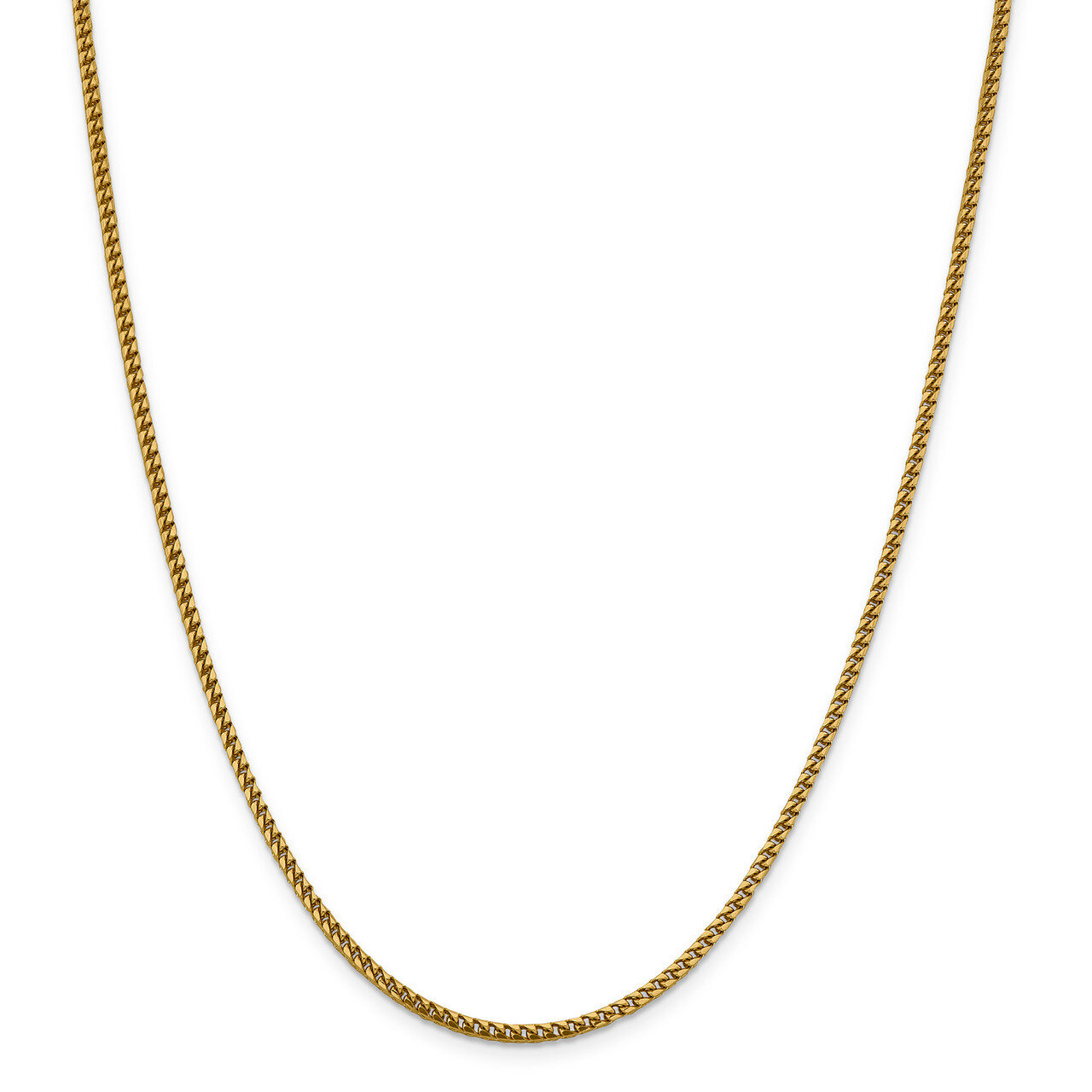 2.4 mm Franco Chain 18 Inch 14k Gold HB-7182-18