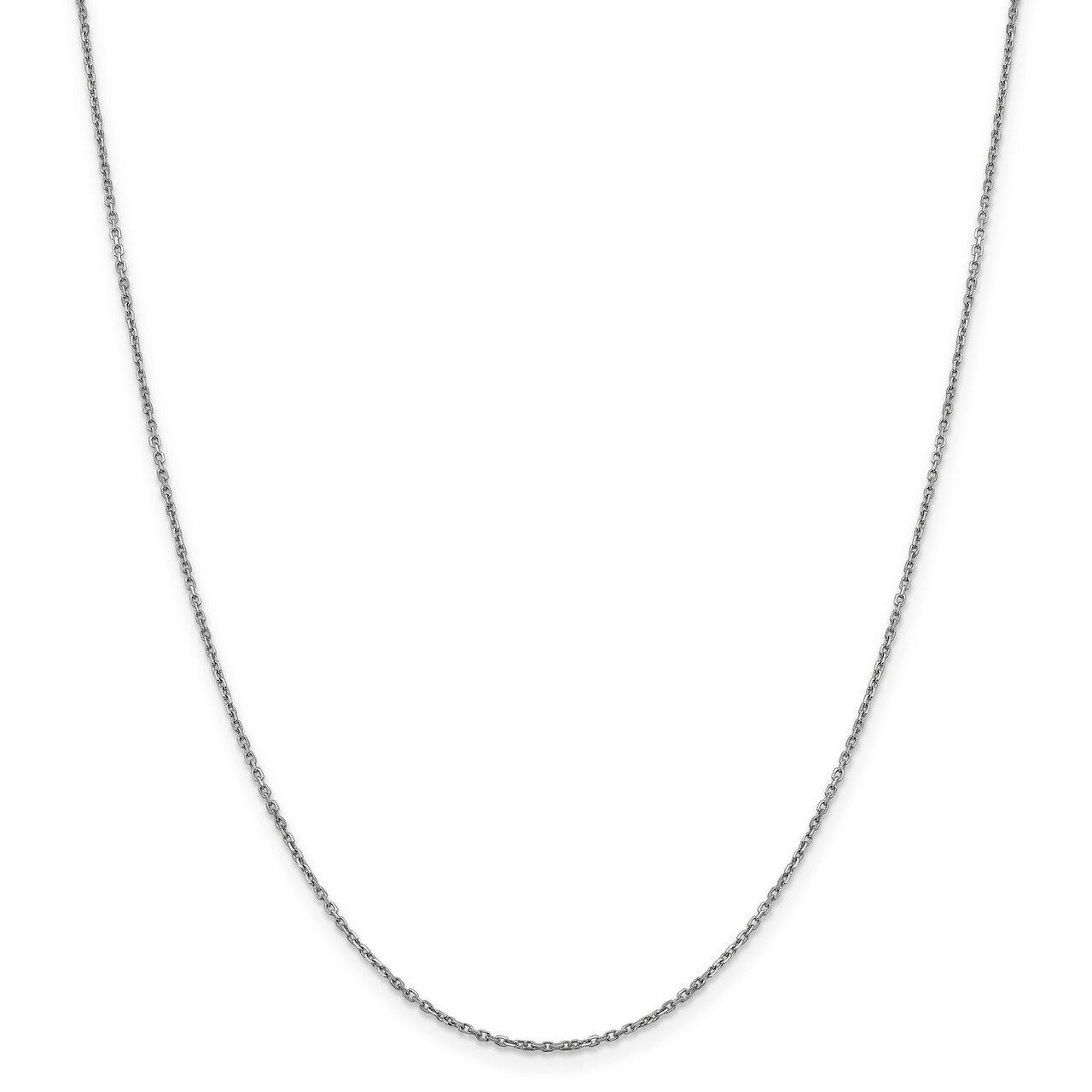 Leslie&#39;s 1.25 mm Diamond-cut Rolo Chain 20 Inch 14K White Gold HB-7211-20, MPN: 7211-20, 1911018478…