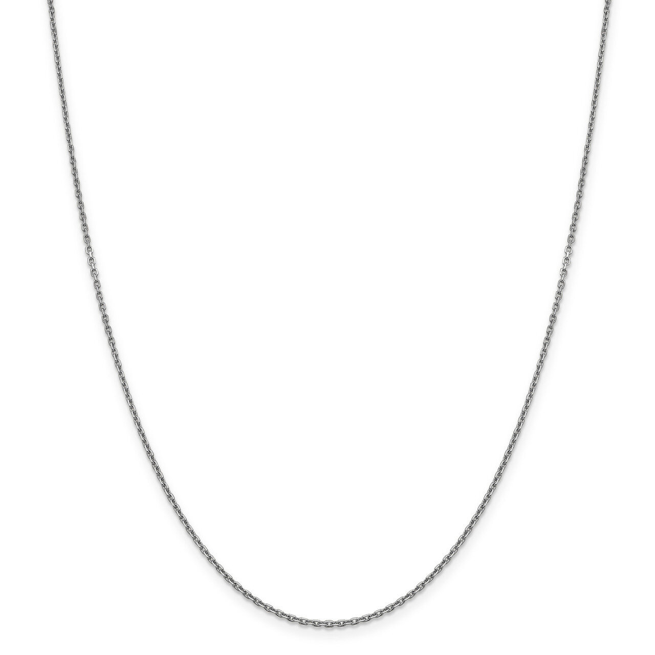 Leslie&#39;s 1.5 mm Diamond-cut Rolo Chain 20 Inch 14K White Gold HB-7213-20, MPN: 7213-20, 191101847899