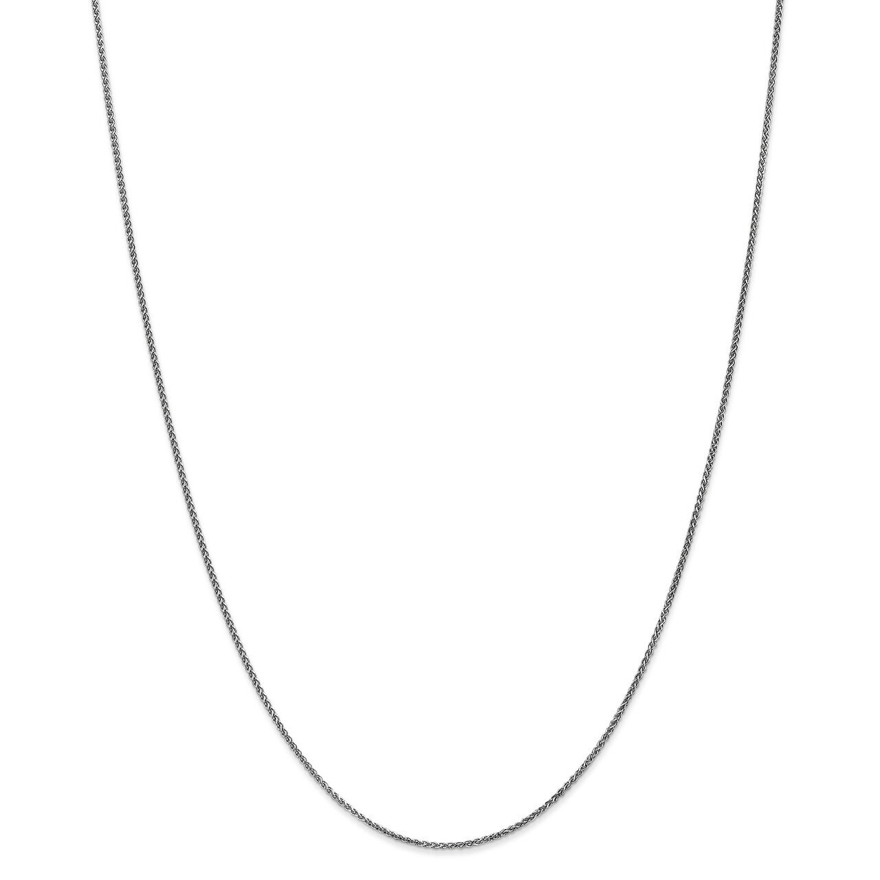 Leslie&#39;s 1.2mm Solid Diamond-cut Spiga Chain 16 Inch 14K White Gold HB-7231-16, MPN: 7231-16, 19110…