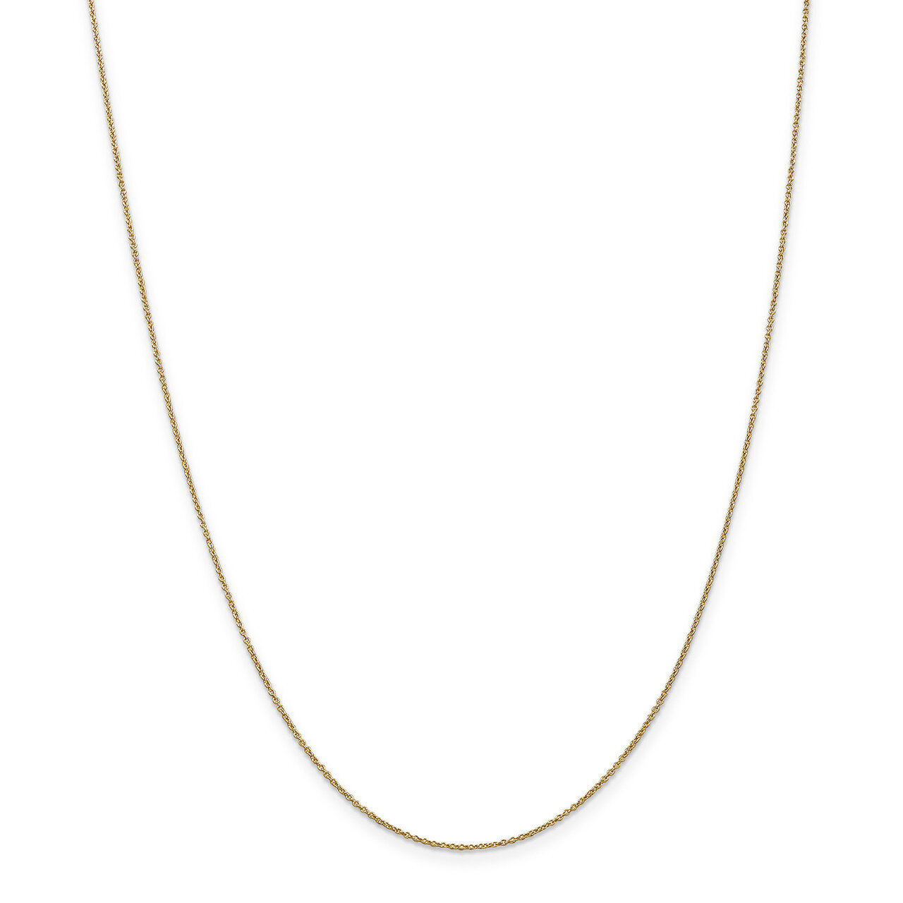 .9 mm Round Cable Chain 16 Inch 14k Gold HB-7240-16