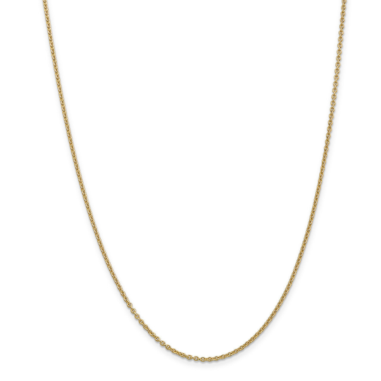 Leslie&#39;s 1.95 mm Round Cable Chain 18 Inch 14k Gold HB-7244-18, MPN: 7244-18, 191101848926