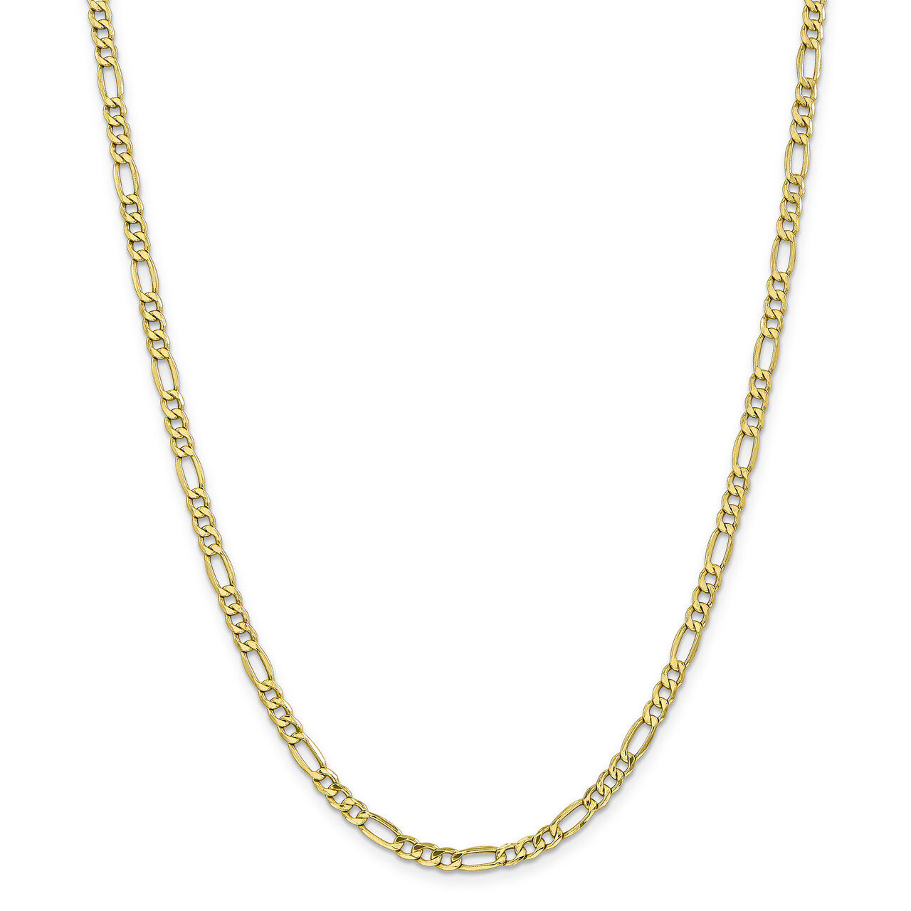 Leslie&#39;s 4.75mm Semi-Solid Figaro Chain 18 Inch 10k Gold HB-8233-18, MPN: 8233-18, 191101755439