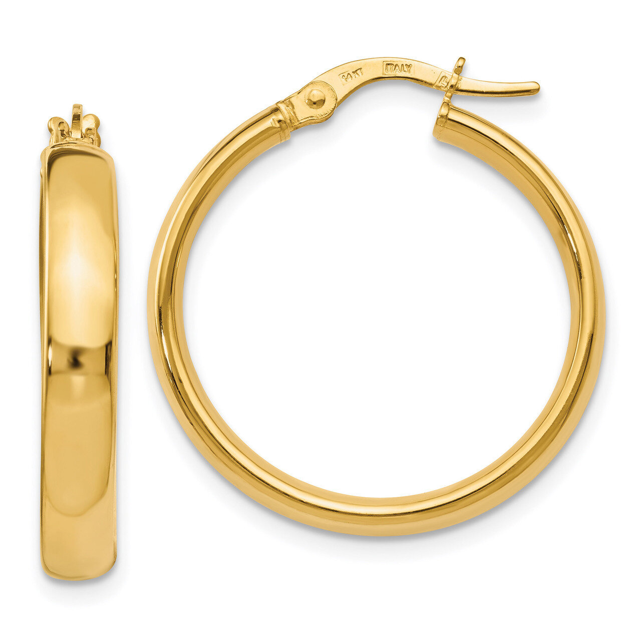 Earrings 14k Gold Polished HB-LE1365