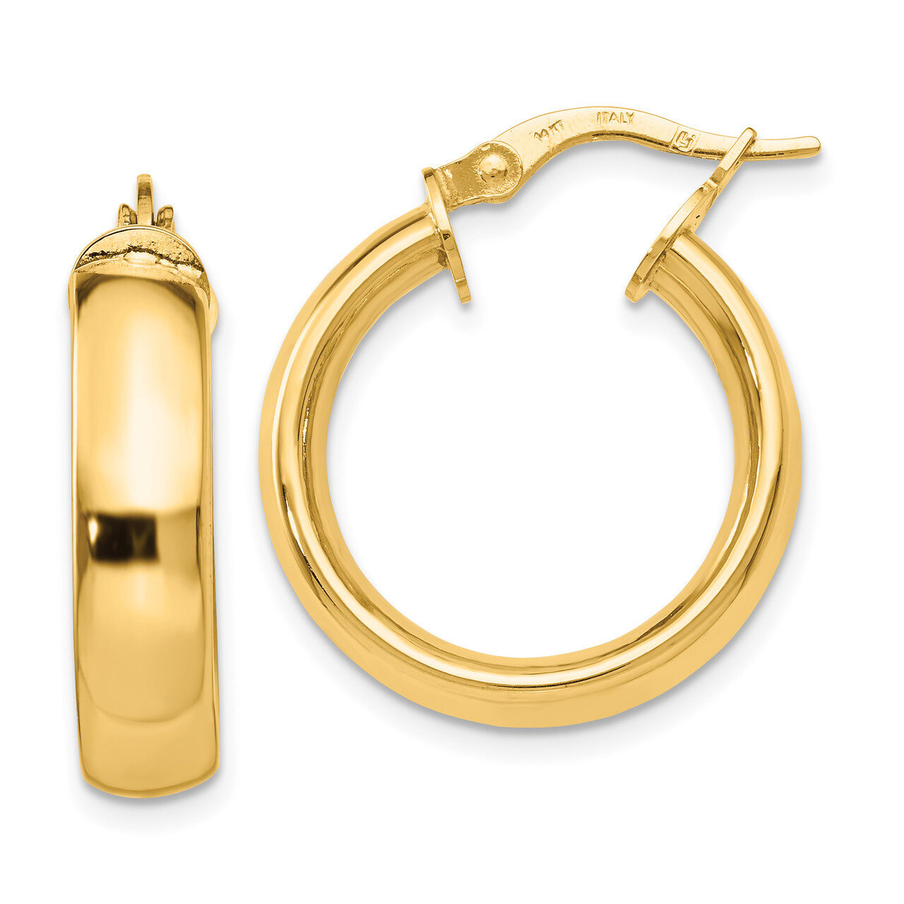 Leslie&#39;s Earrings 14k Gold Polished HB-LE1368, MPN: LE1368, 191101757563