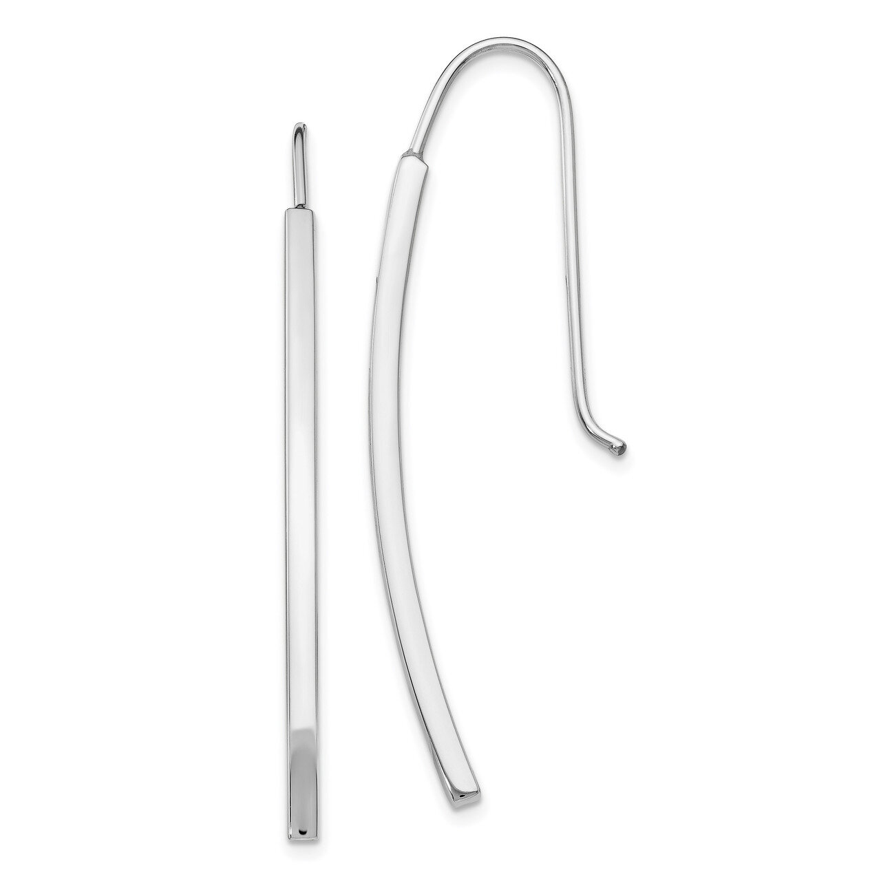 Leslie&#39;s Earrings 14k White Gold Polished HB-LE1721, MPN: LE1721, 191101759956