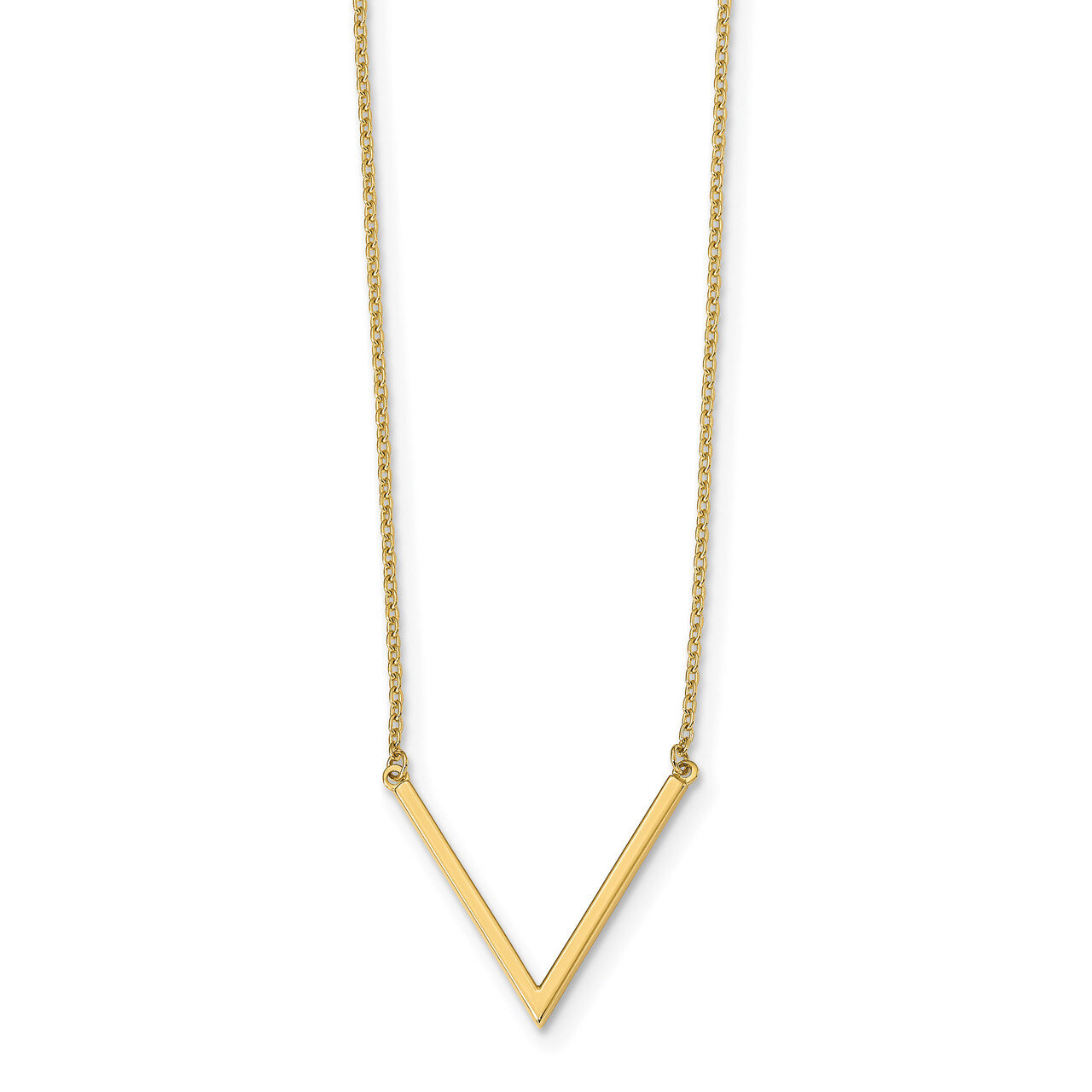 Leslie&#39;s 1 inch Extender Necklace 17 Inch 14k Gold Polished HB-LF1096-17, MPN: LF1096-17, 191101478…