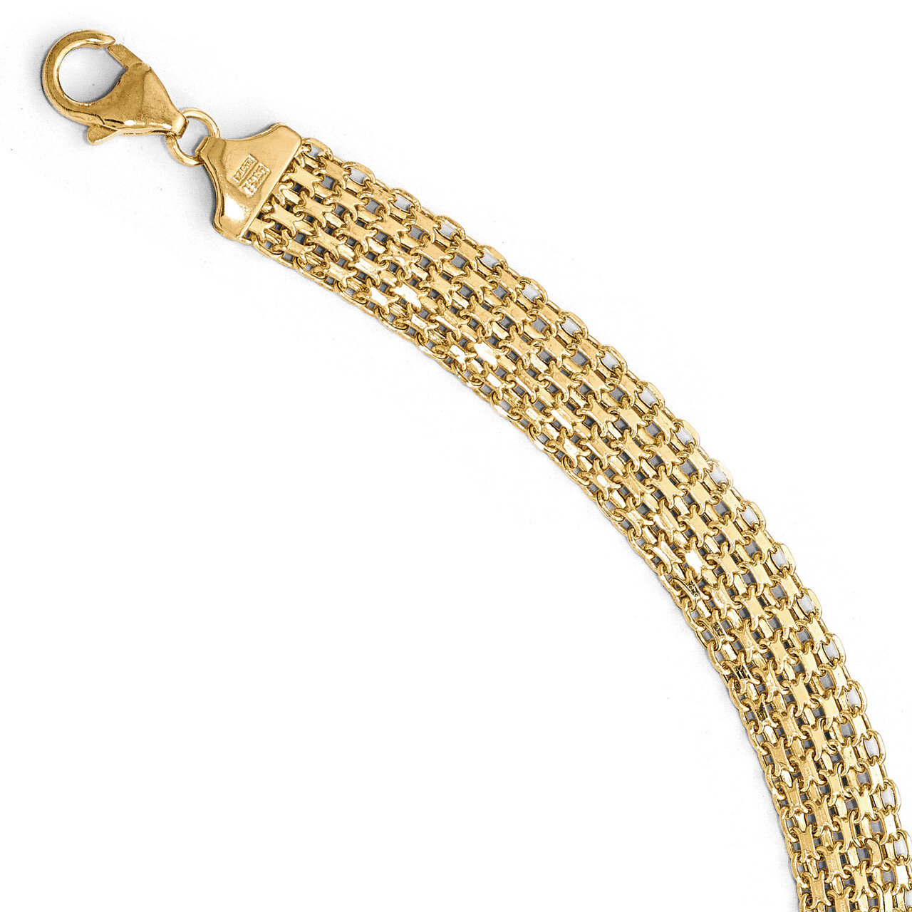 Leslie&#39;s Bracelet 7.5 Inch 14k Gold Polished HB-LF636-7.5, MPN: LF636-7.5, 191101552496