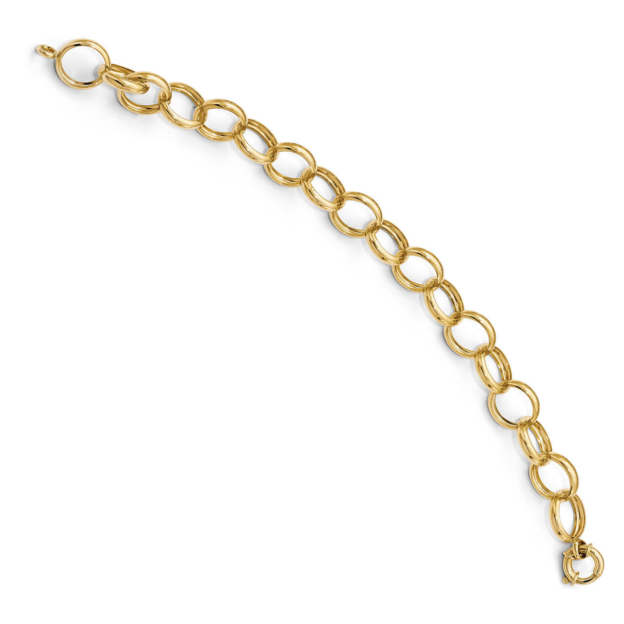 Bracelets 8 Inch 14k Gold HB-LF766-8