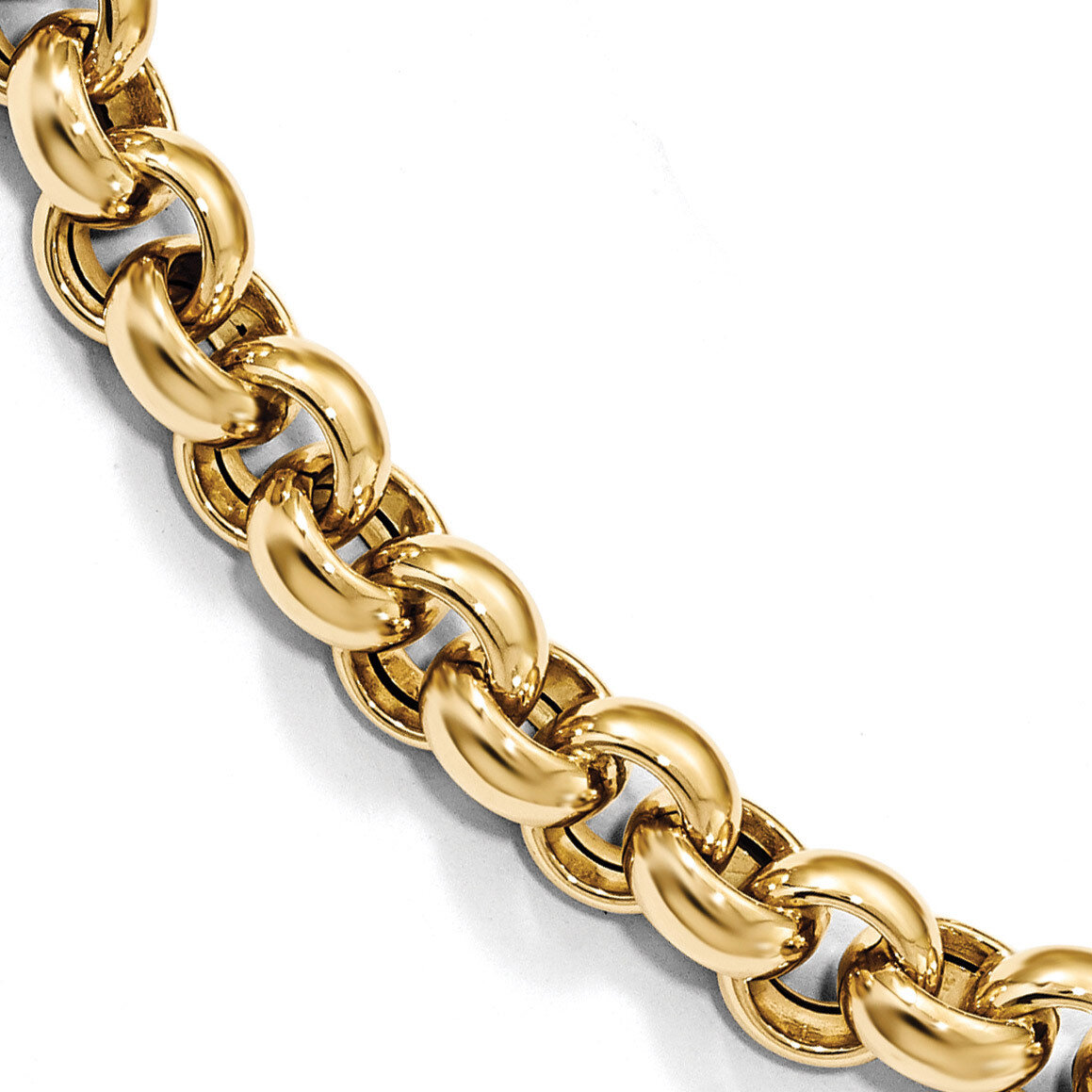 Leslie&#39;s Rolo Link Bracelet 7.5 Inch 14k Gold Polished HB-LF839-7.5, MPN: LF839-7.5, 191101794100