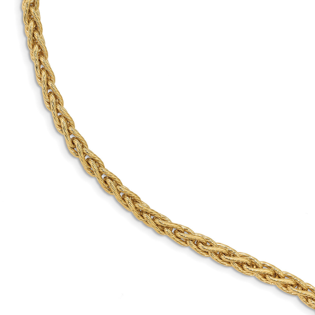 Leslie&#39;s Fancy Link Bracelet 7.5 Inch 14k Gold Polished &amp; Textured HB-LF986-7.5, MPN: LF986-7.5, 19…