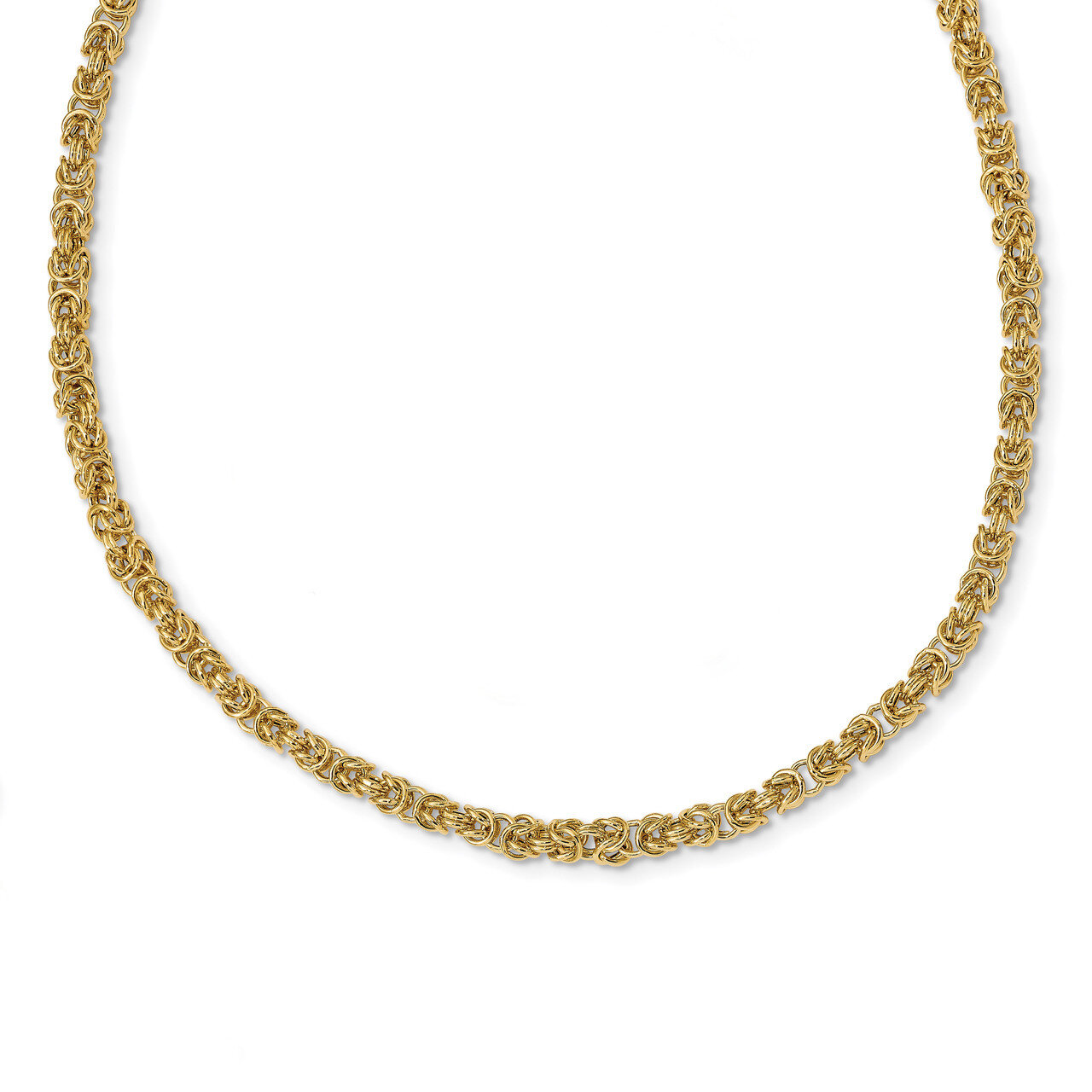 Leslie&#39;s Fancy Link Necklace 18 Inch 14k Gold Polished HB-LF995-18, MPN: LF995-18, 191101738623