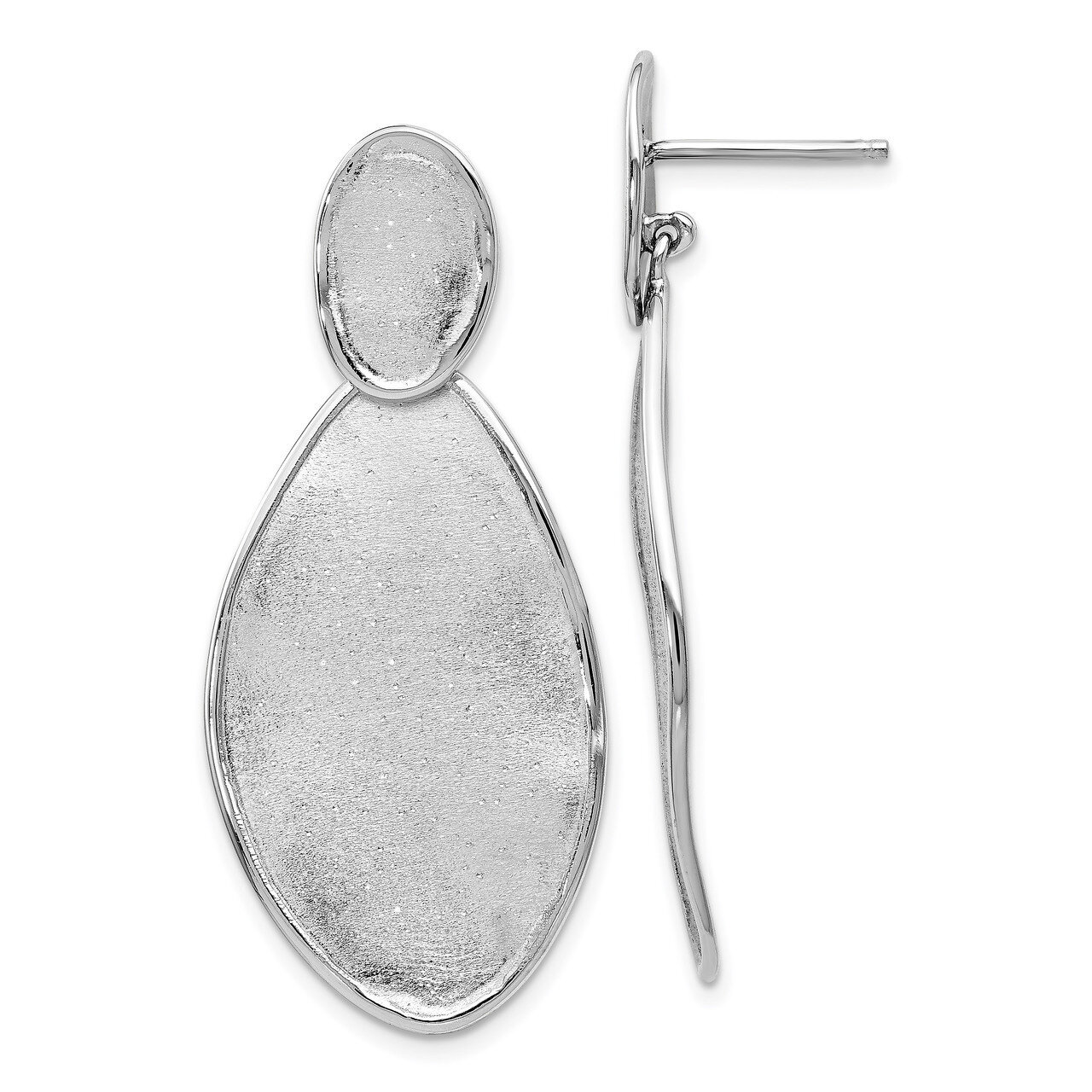 Leslie&#39;s Radiant Essence Post Earrings Sterling Silver HB-QLE1019, MPN: QLE1019, 191101176265