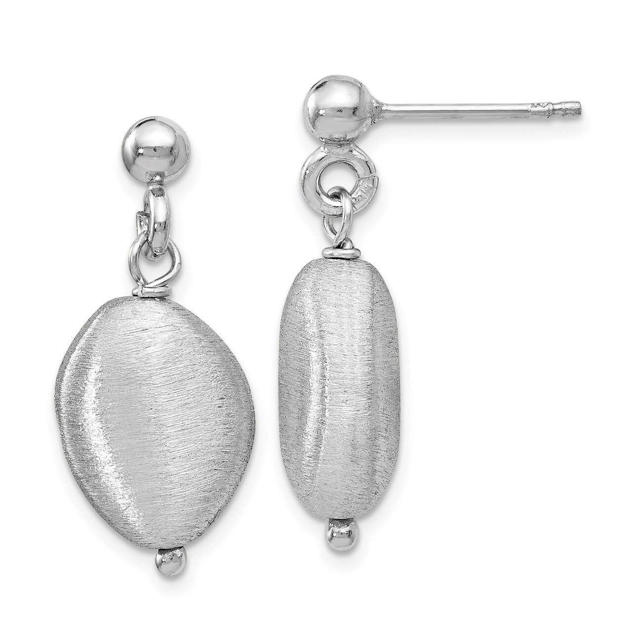 Leslie&#39;s Post Dangle Earrings Sterling Silver HB-QLE1218, MPN: QLE1218, 191101607875
