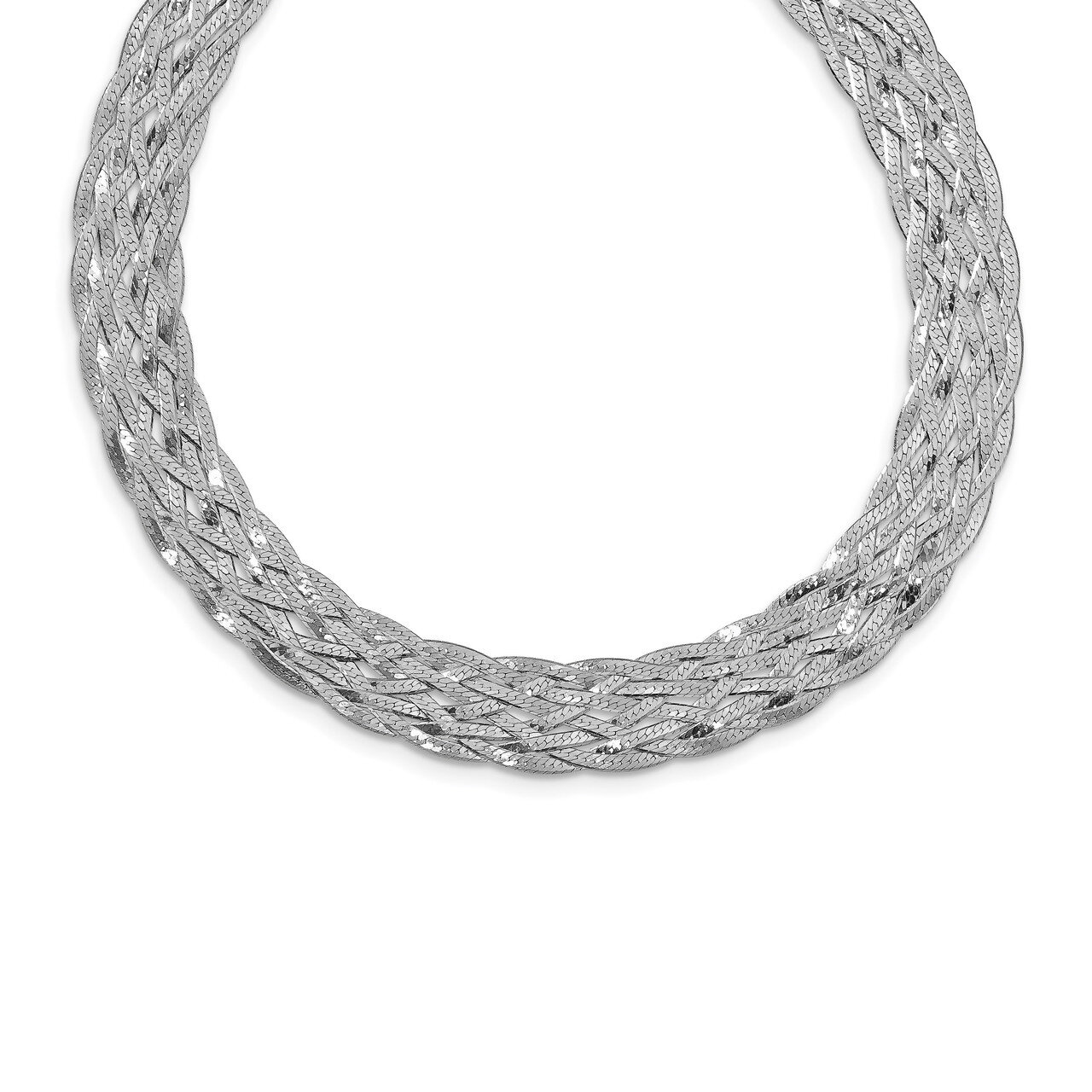 Leslie&#39;s 4 in ext. Choker Necklace 12 Inch Sterling Silver Polished HB-QLF1011-12, MPN: QLF1011-12,…