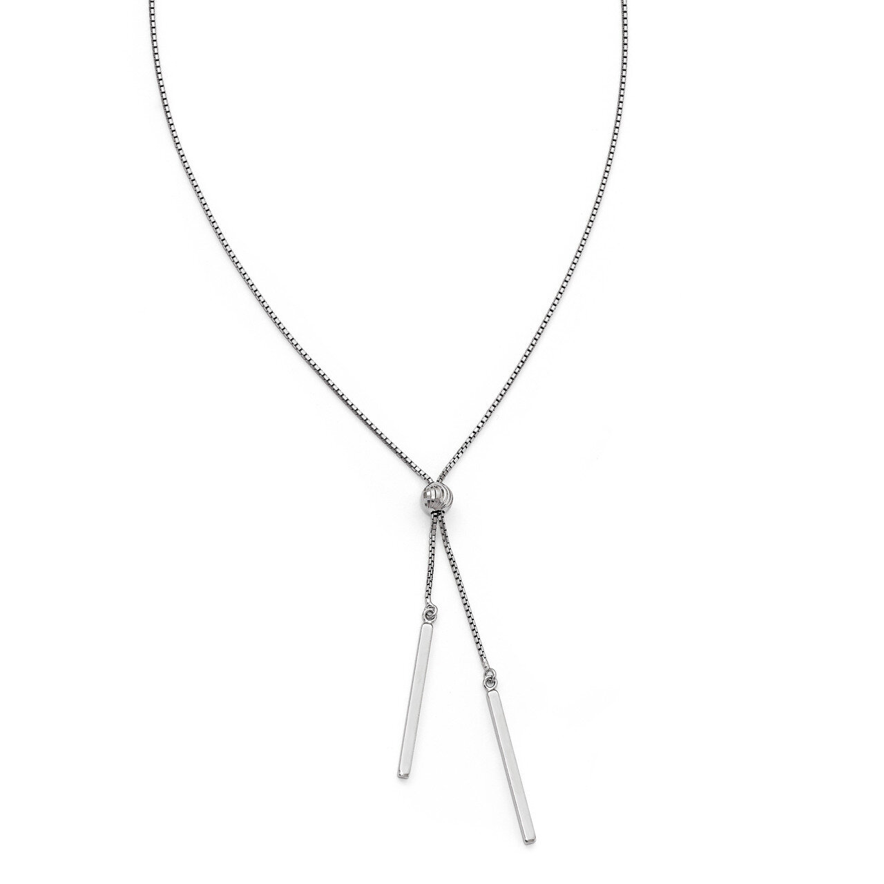Leslie&#39;s Adjustable Necklace 18 Inch Sterling Silver Polished HB-QLF675-18, MPN: QLF675-18, 1911018…