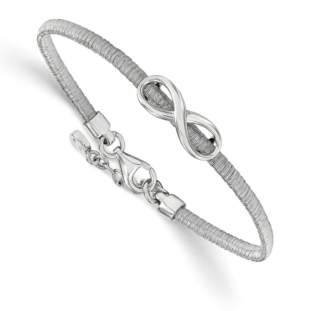 Leslie&#39;s infinity with 1 inch Extender Bracelet 7 Inch Sterling Silver HB-QLF717-7, MPN: QLF717-7, …