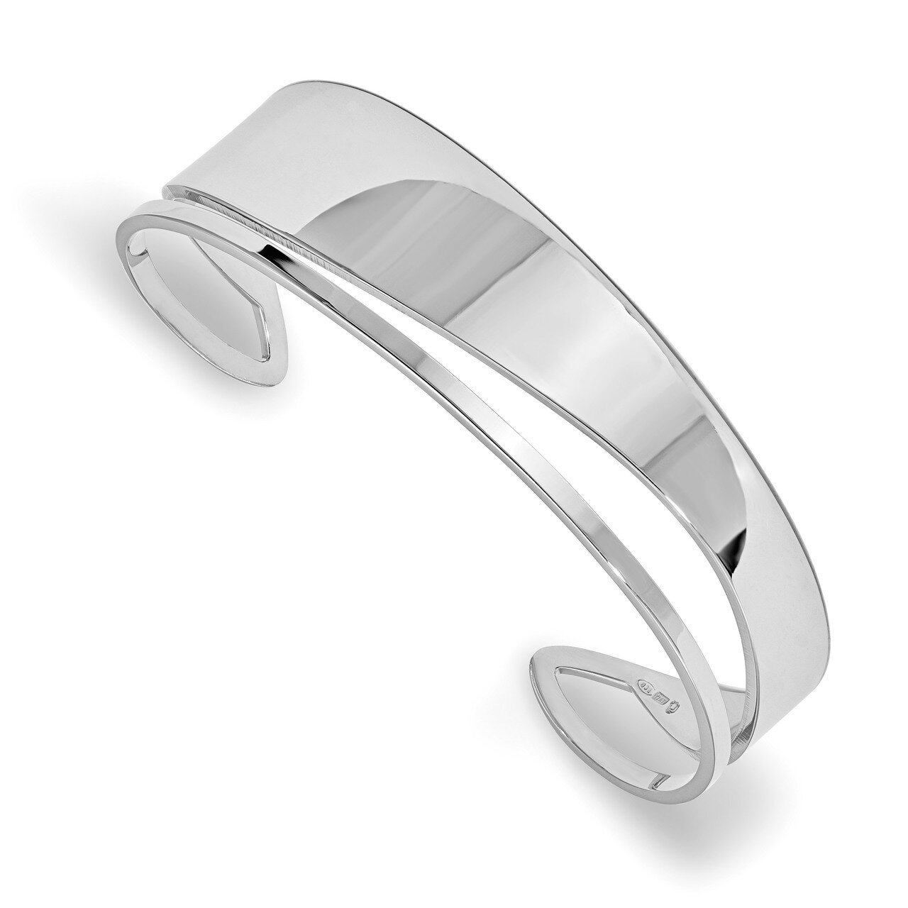 Leslie&#39;s Fancy Cuff Bangle Sterling Silver Polished HB-QLF931, MPN: QLF931, 191101752728