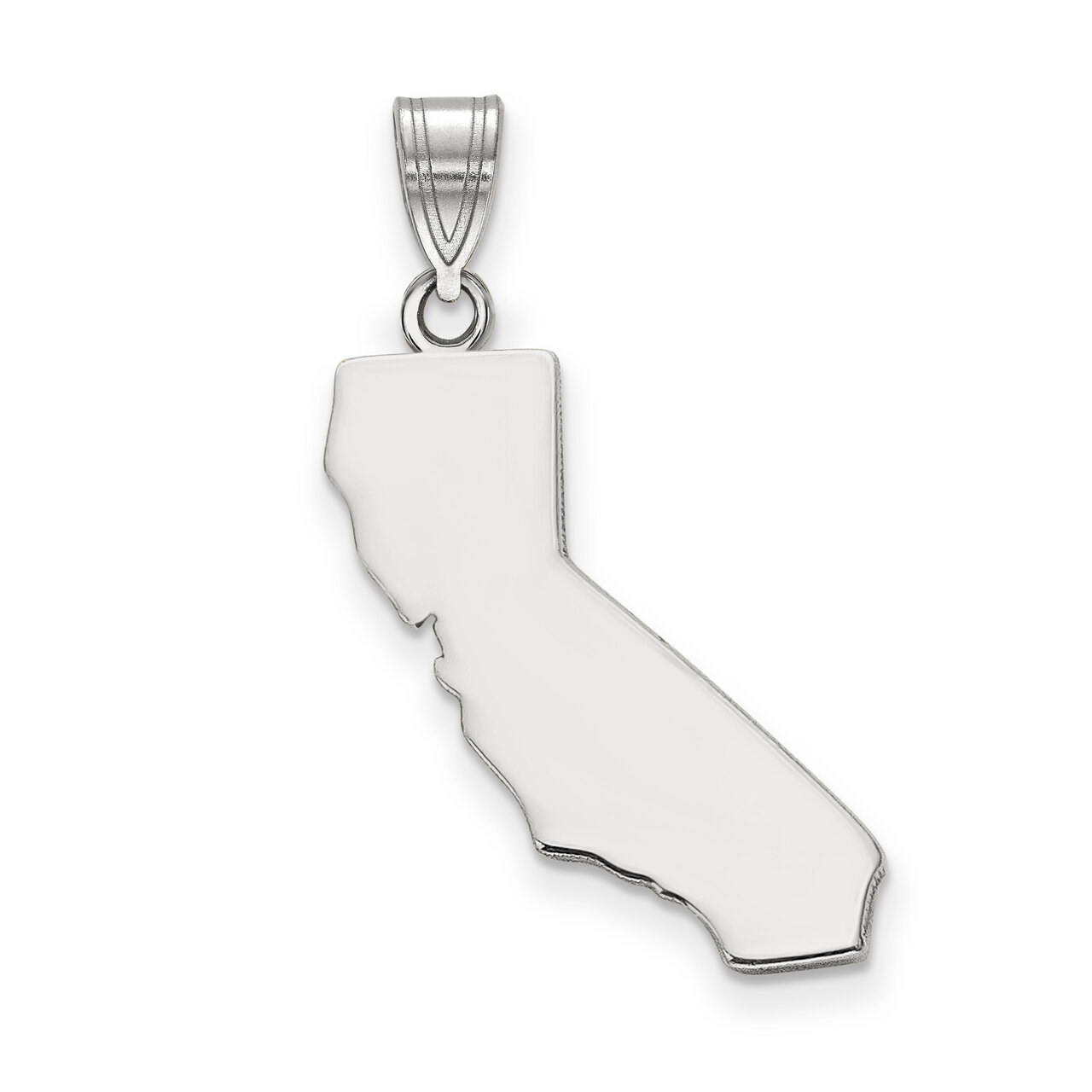 California State Pendant Charm Sterling Silver Engravable XNA707SS-CA, MPN: XNA707SS-CA, 8867747528…