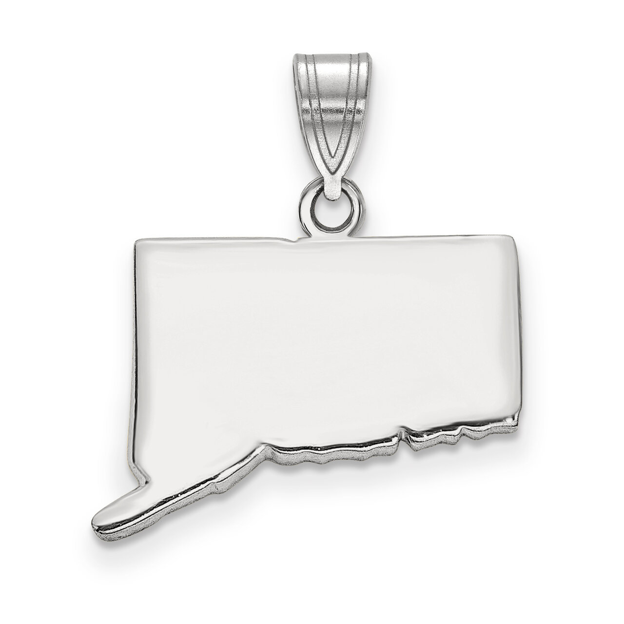 Connecticut State Pendant Charm Sterling Silver Engravable XNA707SS-CT, MPN: XNA707SS-CT, 886774752…