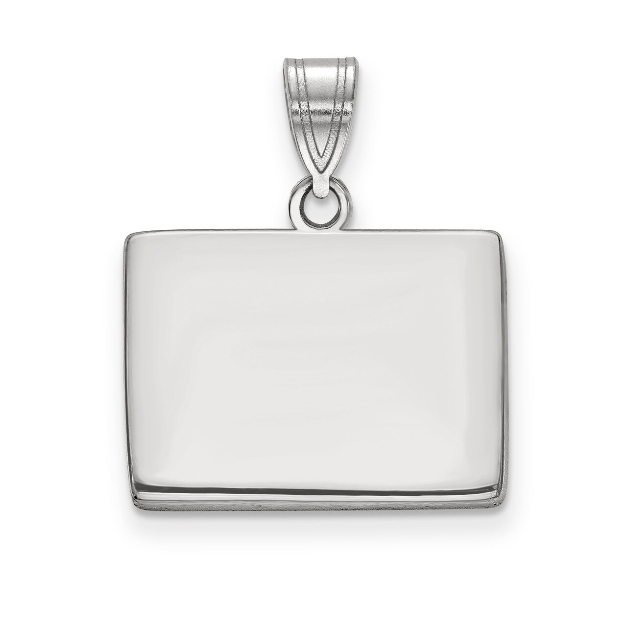 Wyoming State Pendant Charm Sterling Silver Engravable XNA707SS-WY, MPN: XNA707SS-WY, 886774753324
