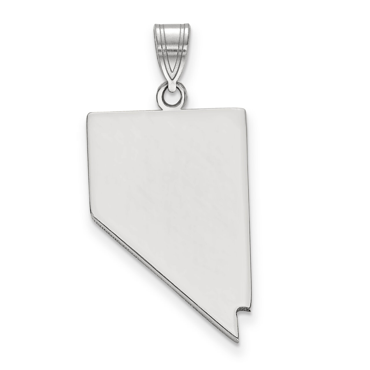 Nevada State Pendant Charm 14k White Gold Engravable XNA707W-NV, MPN: XNA707W-NV, 886774753652