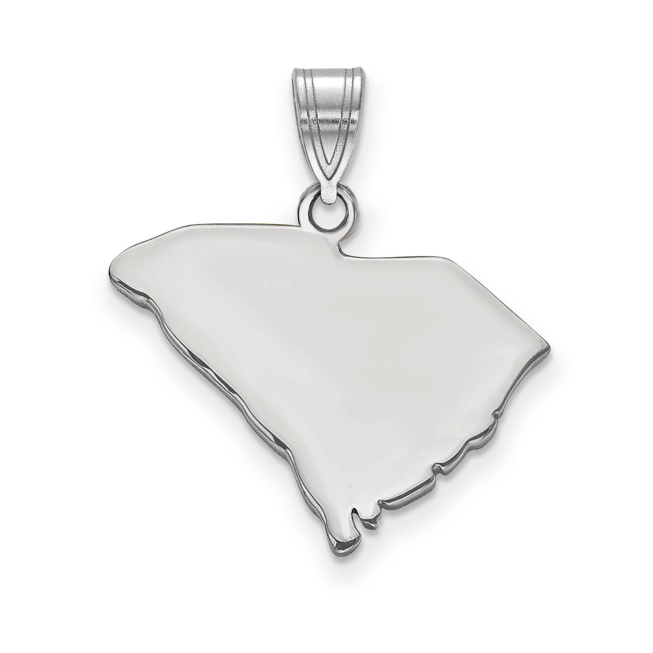 South Carolina State Pendant Charm 14k White Gold Engravable XNA707W-SC, MPN: XNA707W-SC, 886774753…