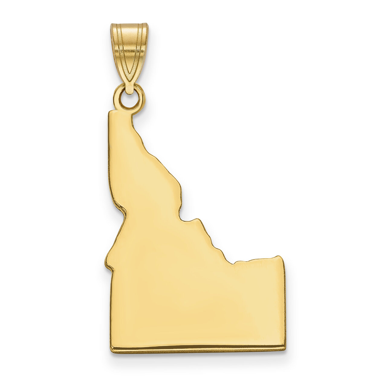 Idaho State Pendant Charm 14k Yellow Gold Engravable XNA707Y-ID