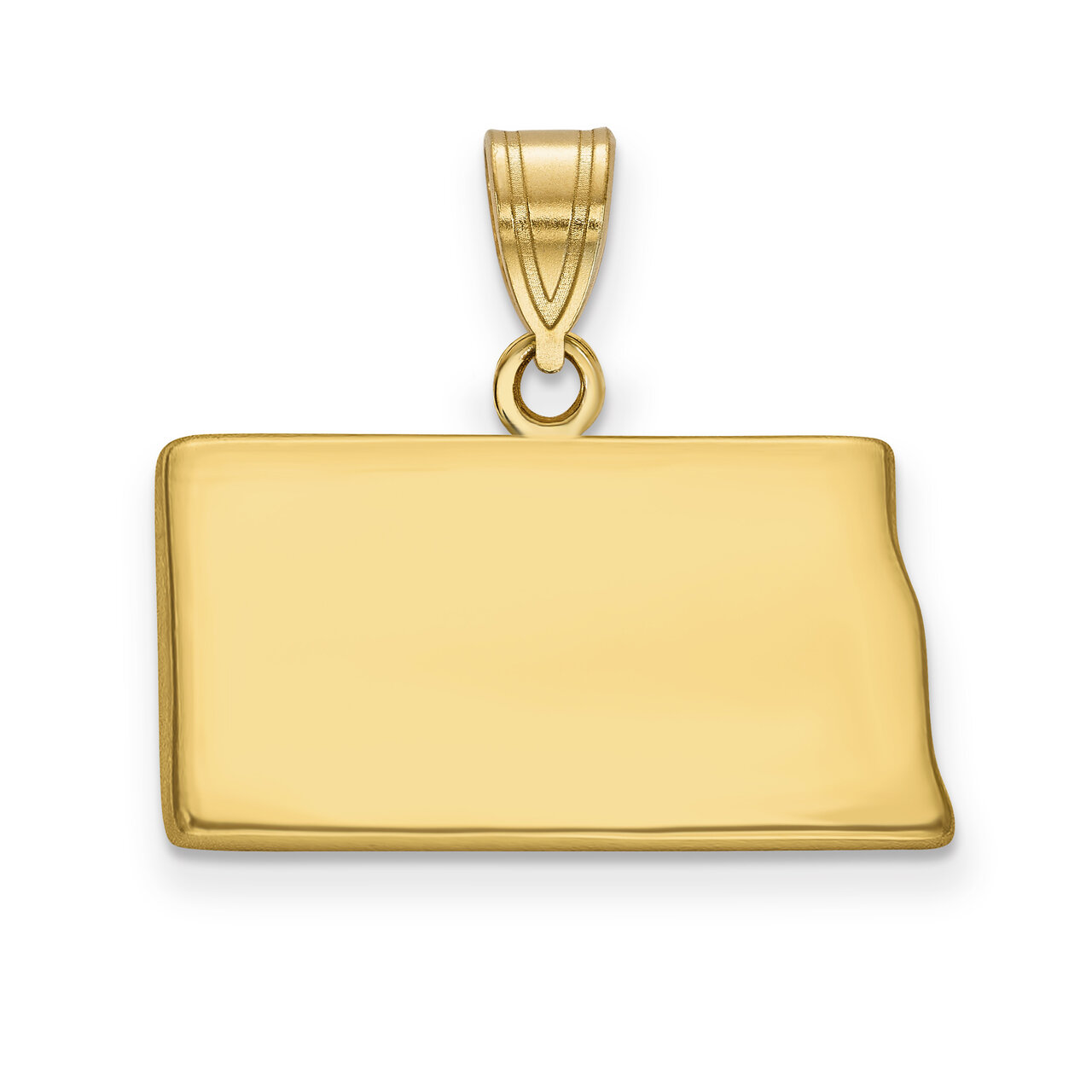 North Dakota State Pendant Charm 14k Yellow Gold Engravable XNA707Y-ND, MPN: XNA707Y-ND, 8867747541…