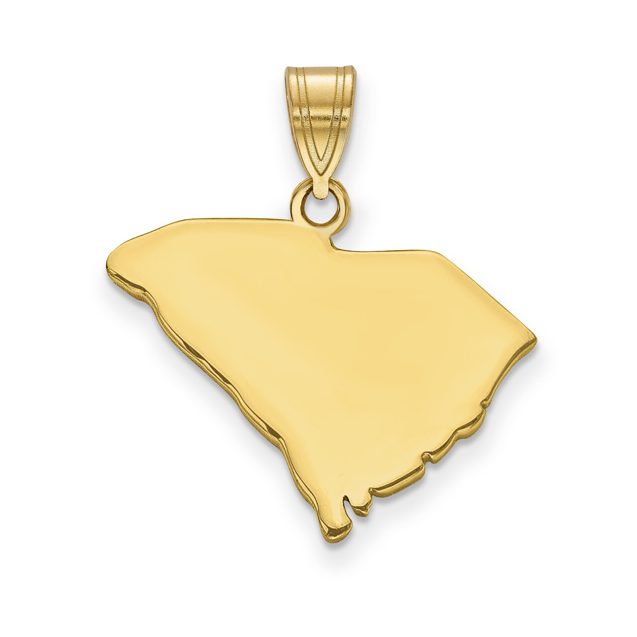 South Carolina State Pendant Charm 14k Yellow Gold Engravable XNA707Y-SC, MPN: XNA707Y-SC, 88677475…