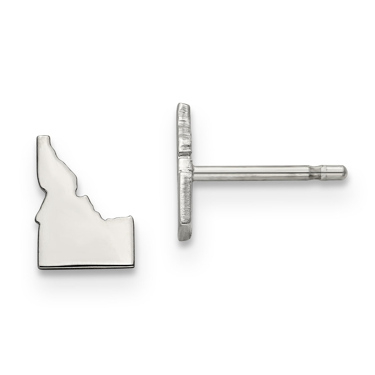 Idaho State Small Earrings Sterling Silver Engravable XNE50SS-ID, MPN: XNE50SS-ID, 886774566979