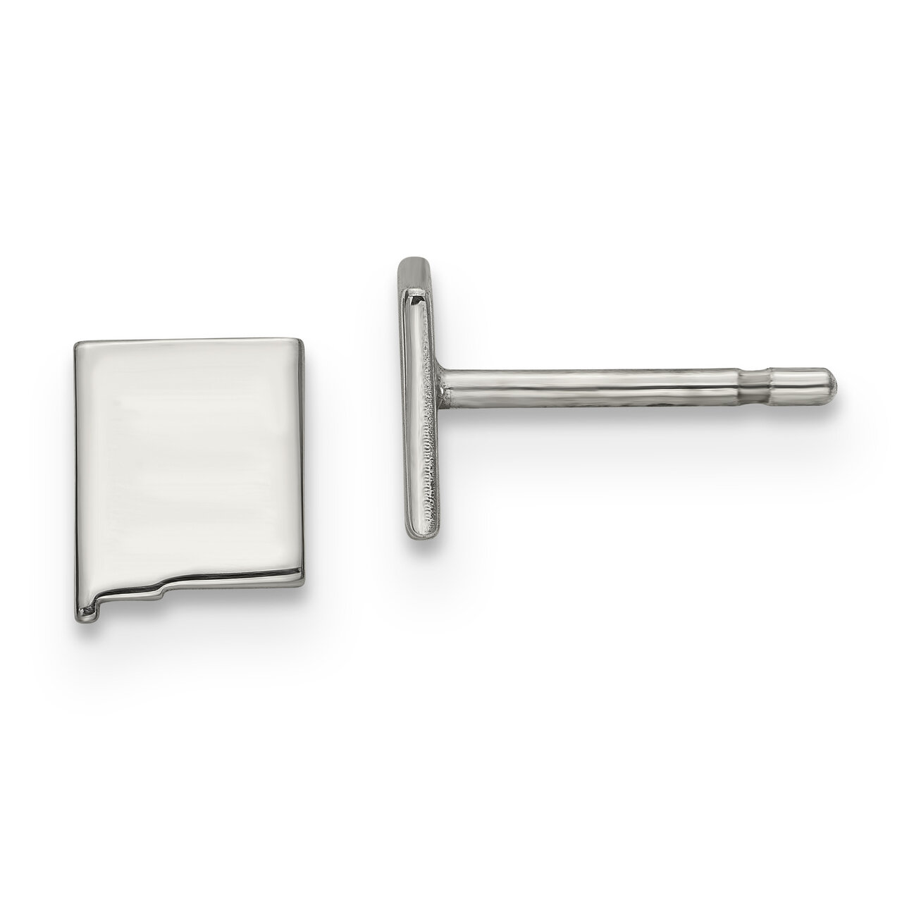 New Mexico State Small Earrings Sterling Silver Engravable XNE50SS-NM, MPN: XNE50SS-NM, 886774567167