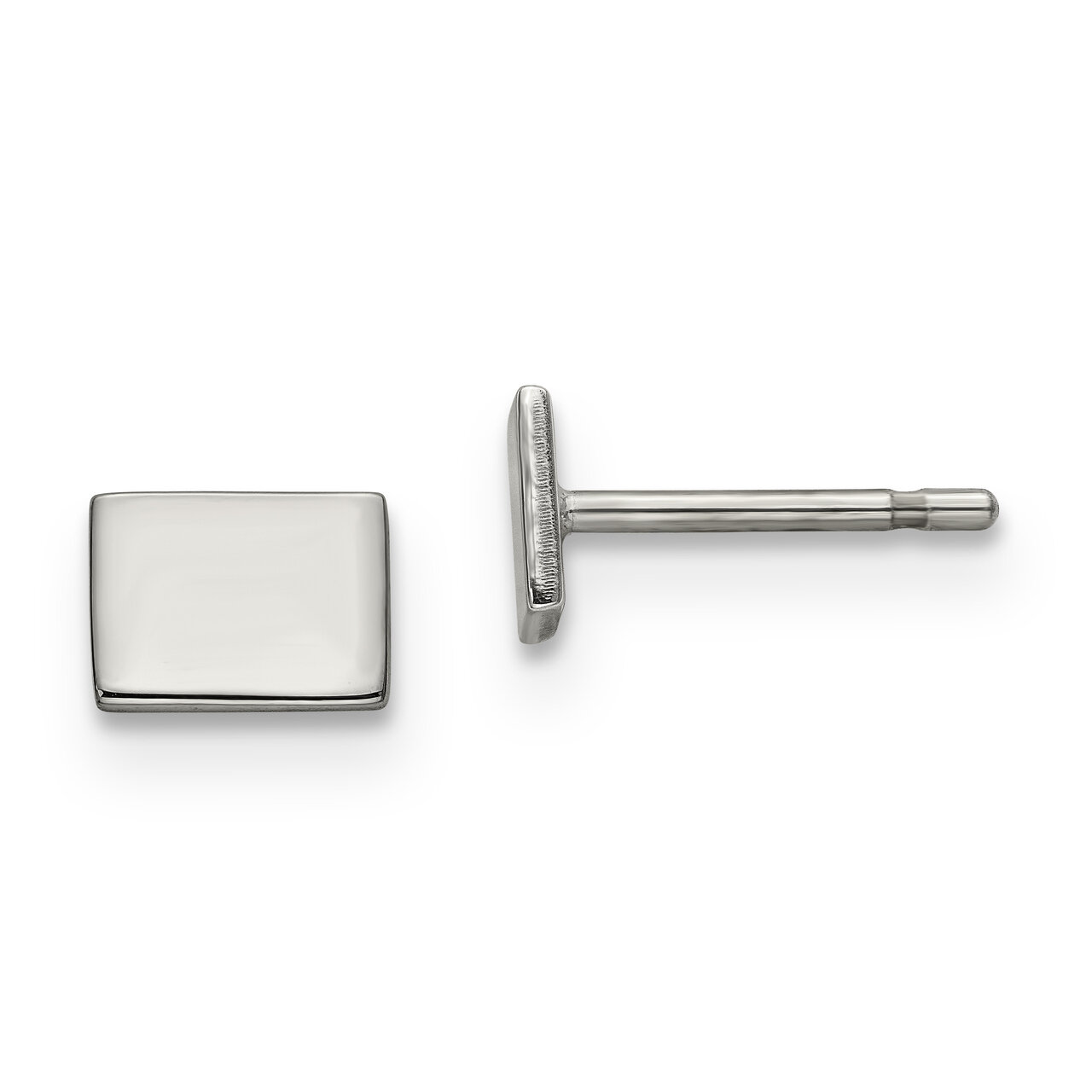 Wyoming State Small Earrings Sterling Silver Engravable XNE50SS-WY, MPN: XNE50SS-WY, 886774567341