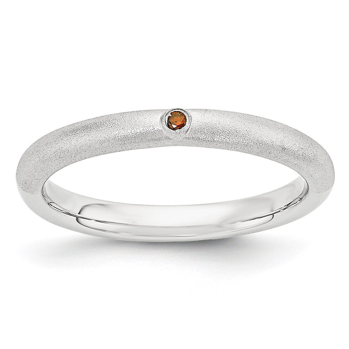 Red Diamond Ring Sterling Silver QSK1871
