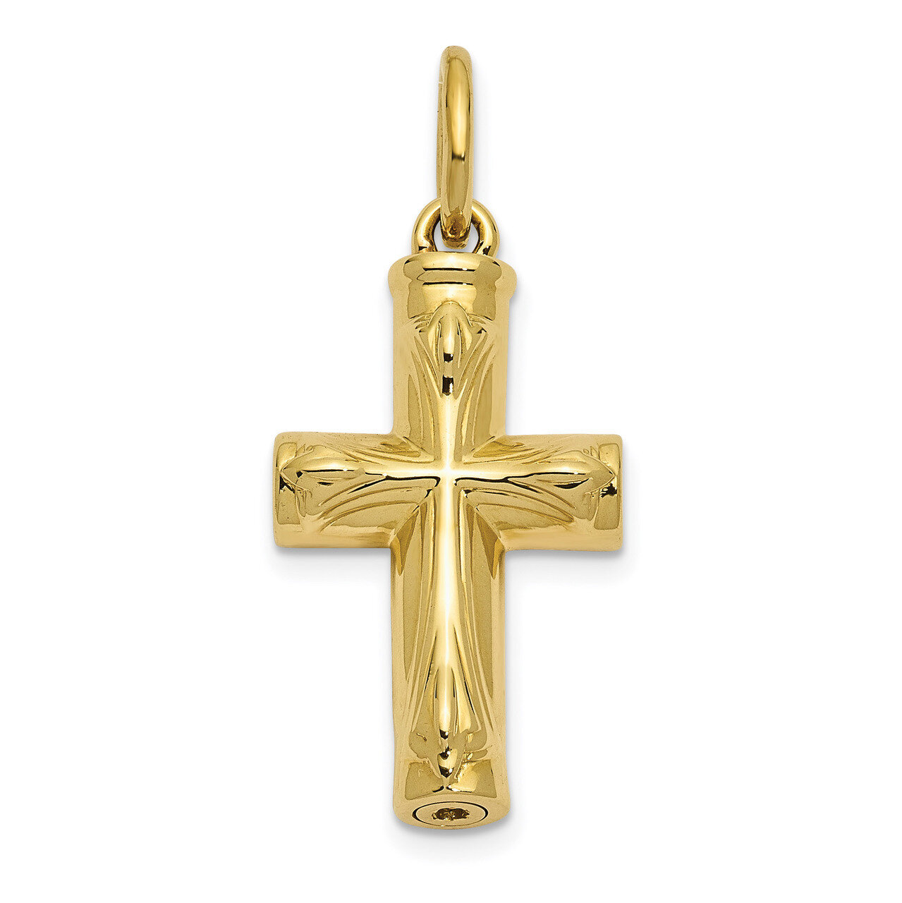 Cross Ash Holder Pendant 10k Gold 10YQSX420, MPN: 10YQSX420, 883957168623