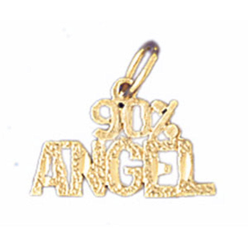 90% Angel Pendant Necklace Charm Bracelet in Yellow, White or Rose Gold 10682