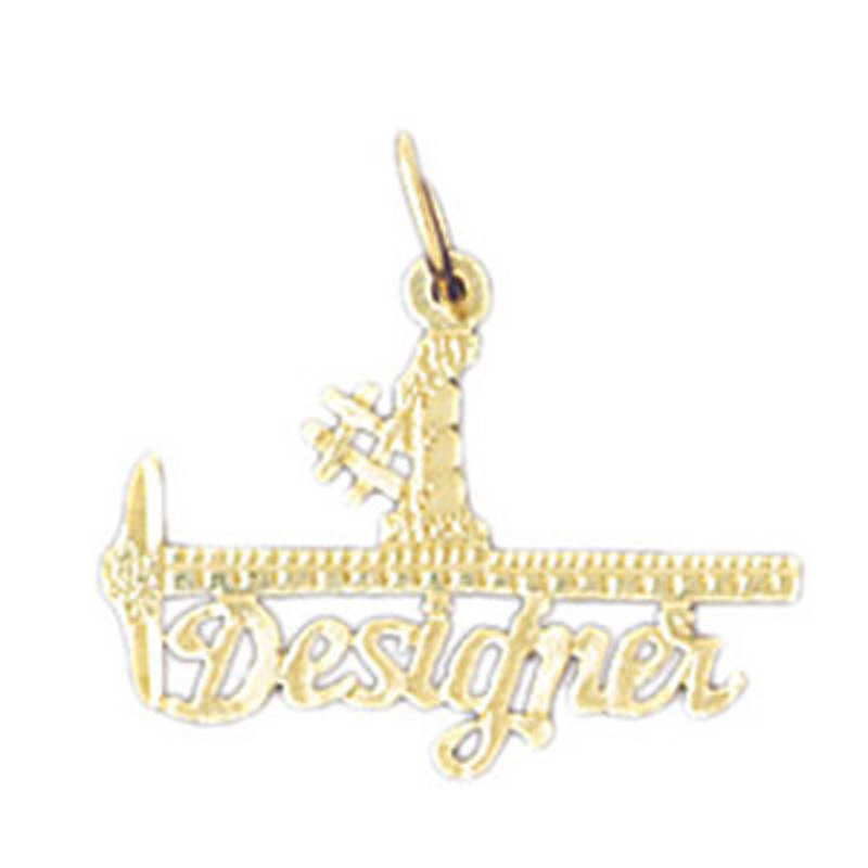 Dazzlers Jewelry #1 Designer Pendant Necklace Charm Bracelet in Yellow, White or Rose Gold 10751, M…