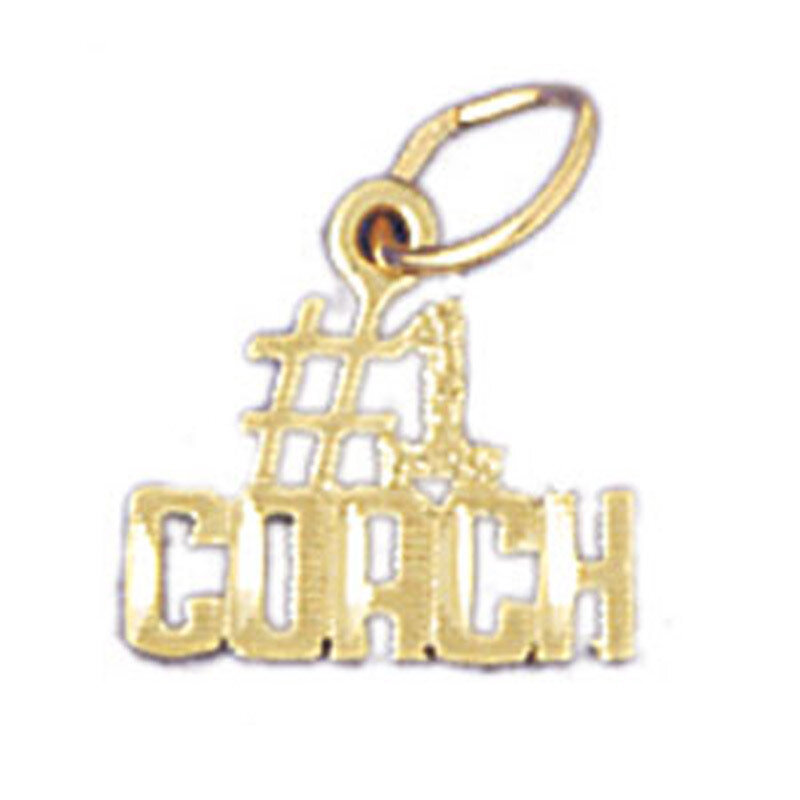 #1 Coach Pendant Necklace Charm Bracelet in Yellow, White or Rose Gold 10756
