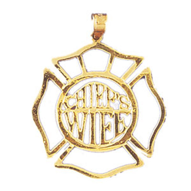 Chief'S Wife Pendant Necklace Charm Bracelet in Yellow, White or Rose Gold 10892