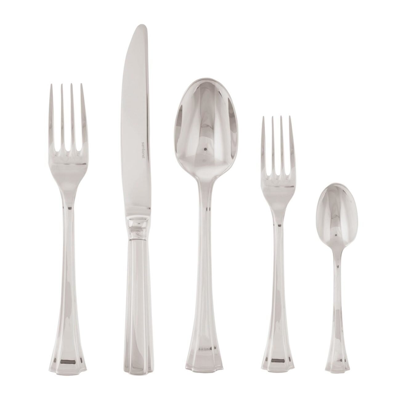 Sambonet Continental 5 Piece Place Setting Solid Handle 52524-93, MPN: 52524-93, 790955875746