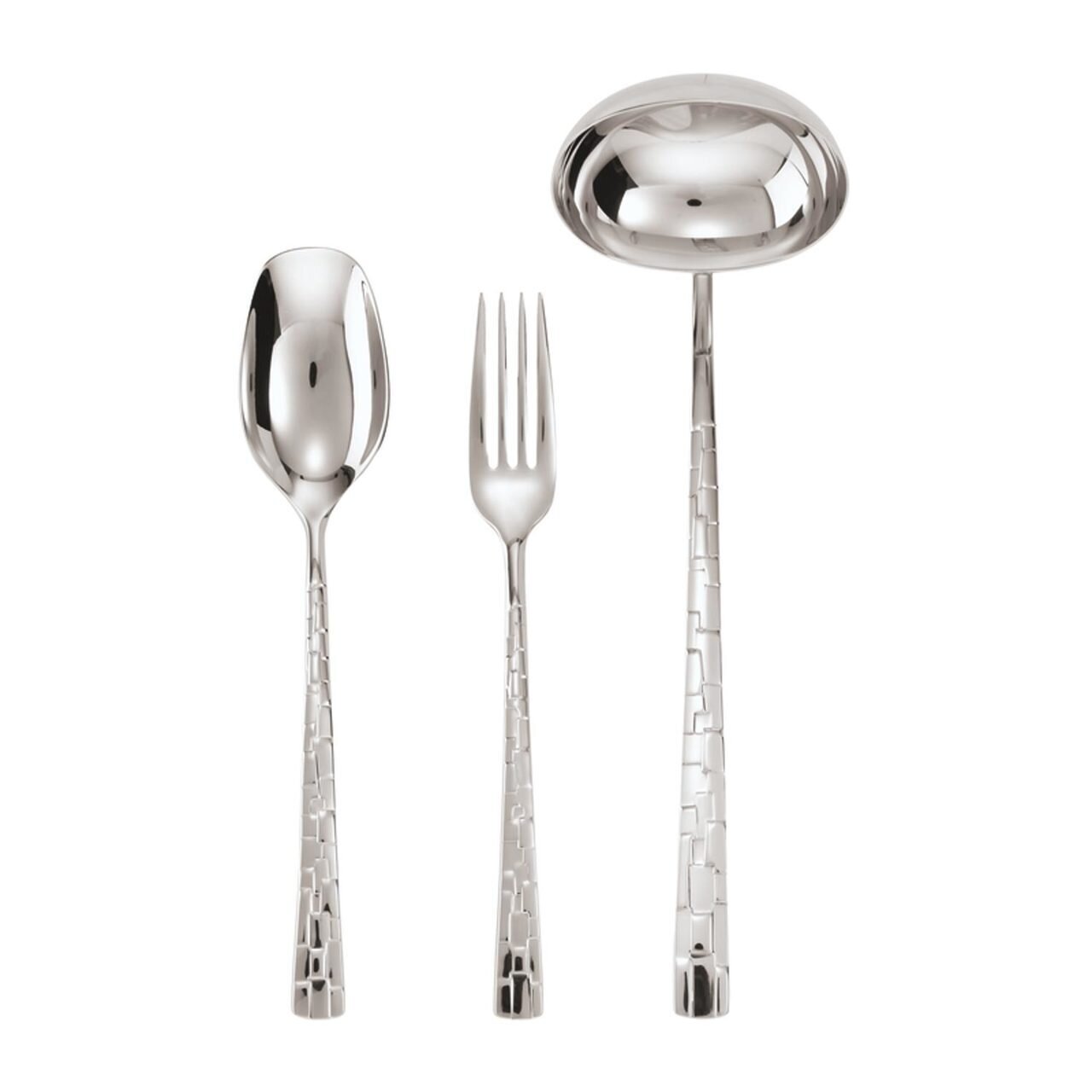 Sambonet Skin Serving Set 3 Pcs 52735-80, MPN: 52735-80,