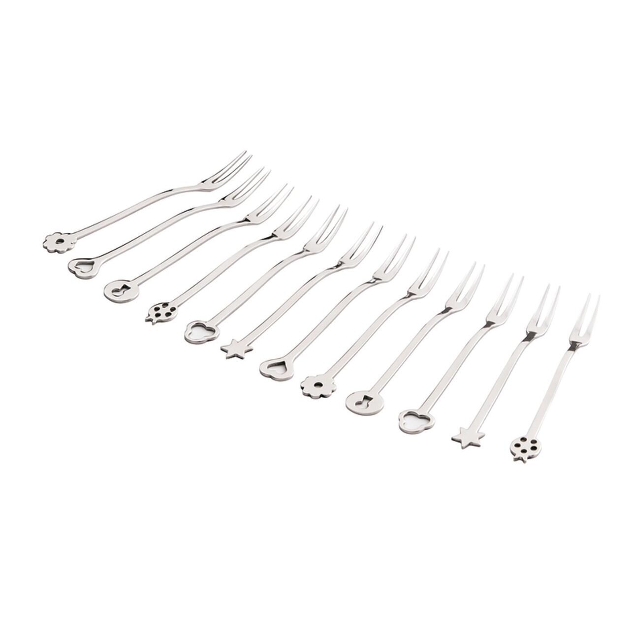 Sambonet Party Items Lucky Charms Party Forks 12 Pcs Giftboxed 52550C98, MPN: 52550C98, 790955966420