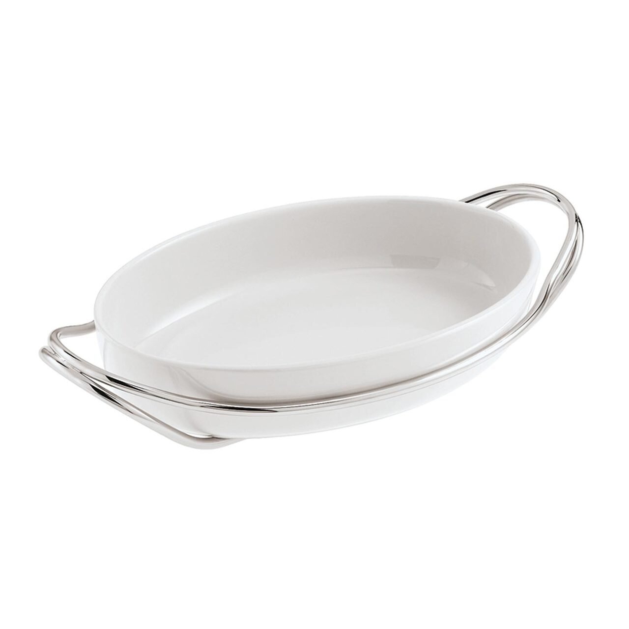 Sambonet New Living Oval Porcelain Dish Set 56401L39