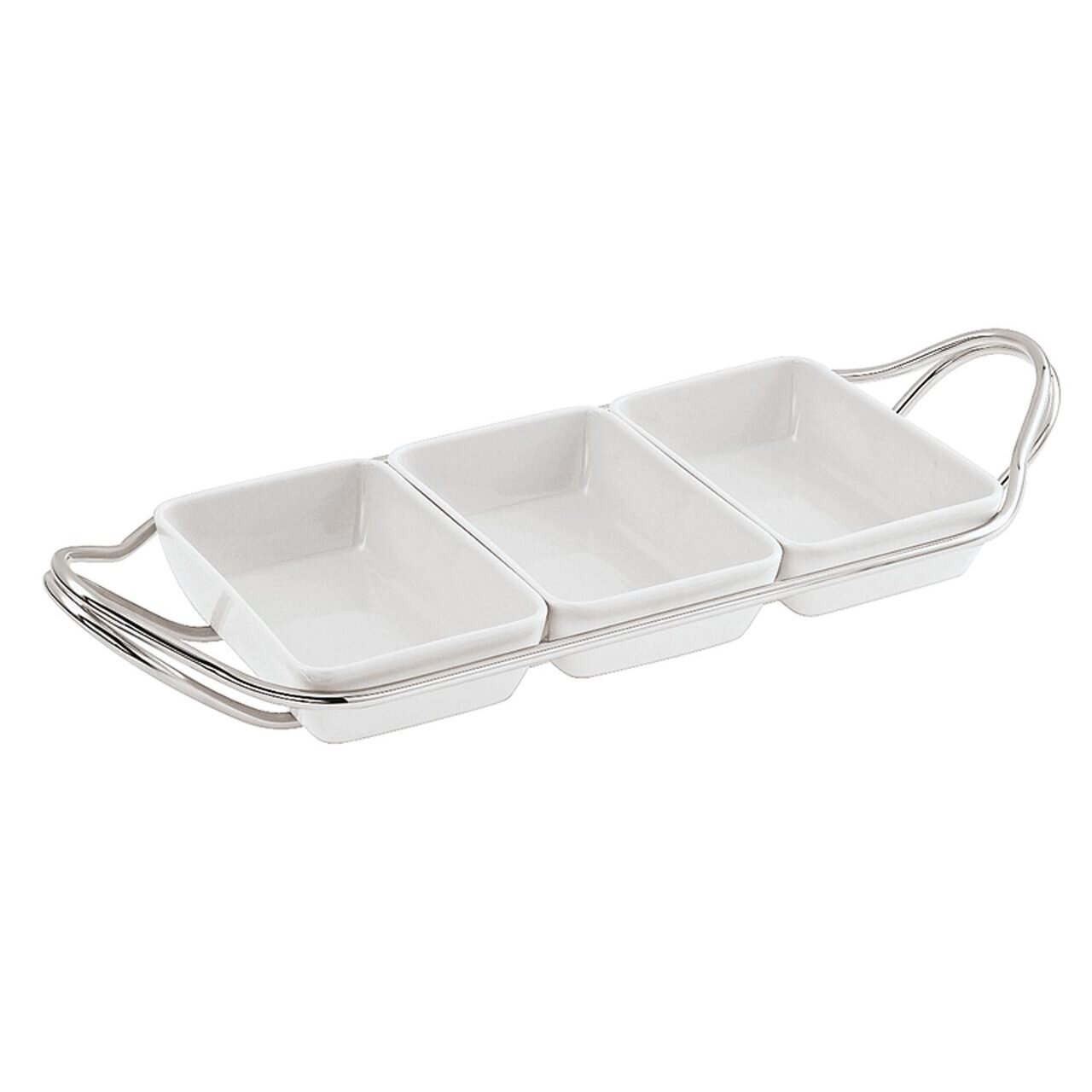 Sambonet New Living Rectangular Hors DOeuvre Tray Set 55424L03, MPN: 55424L03, 790955025578