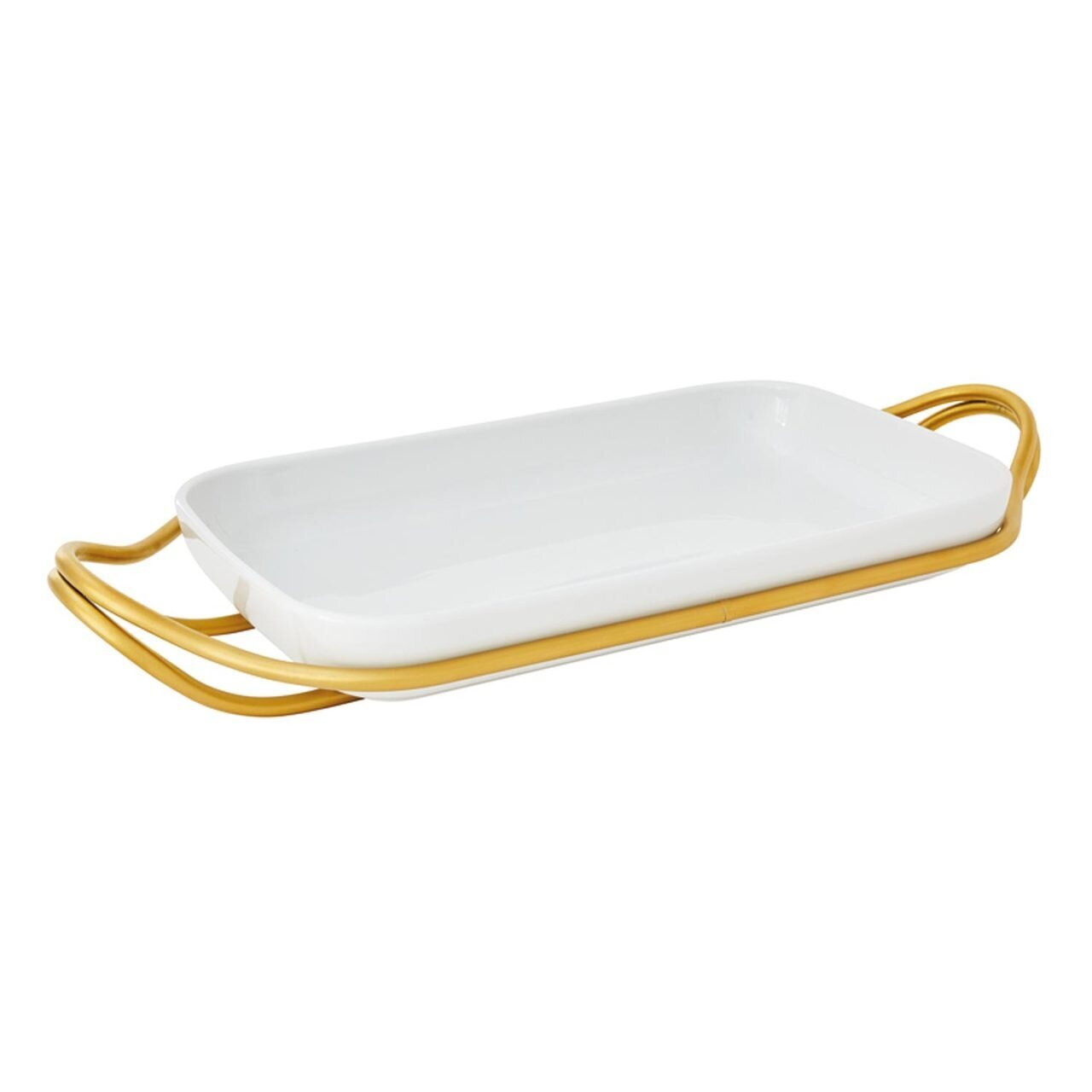 Sambonet New Living Rectangular Porcelain Dish Set 56402G41, MPN: 56402G41, 790955025639
