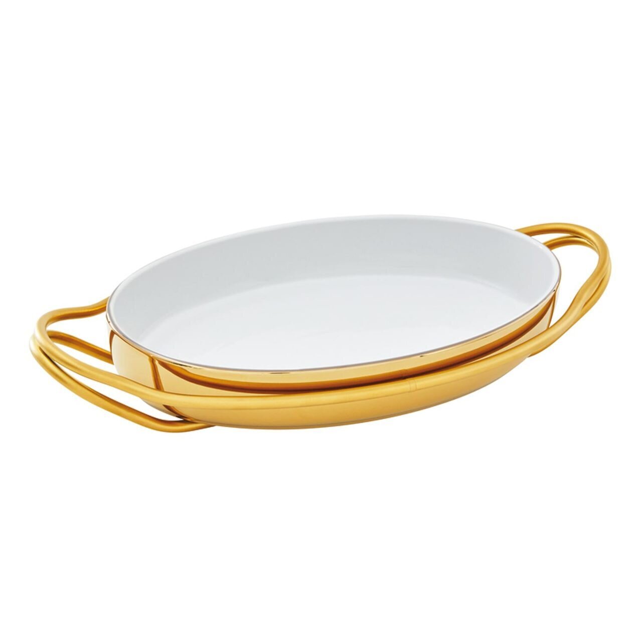 Sambonet New Living Oval Porcelain Dish Set 55401O39
