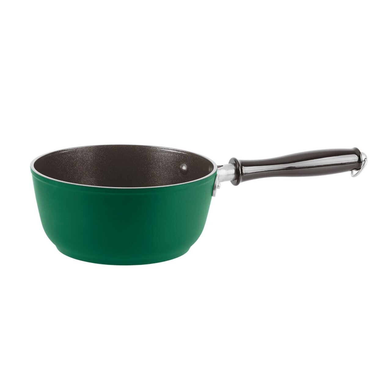 Sambonet Quarzo Nero Nonstick Sauce Pan 1 Handle Green 7 Inch 61 Oz. 1.9 Qts 51006G18, MPN: 51006G1…