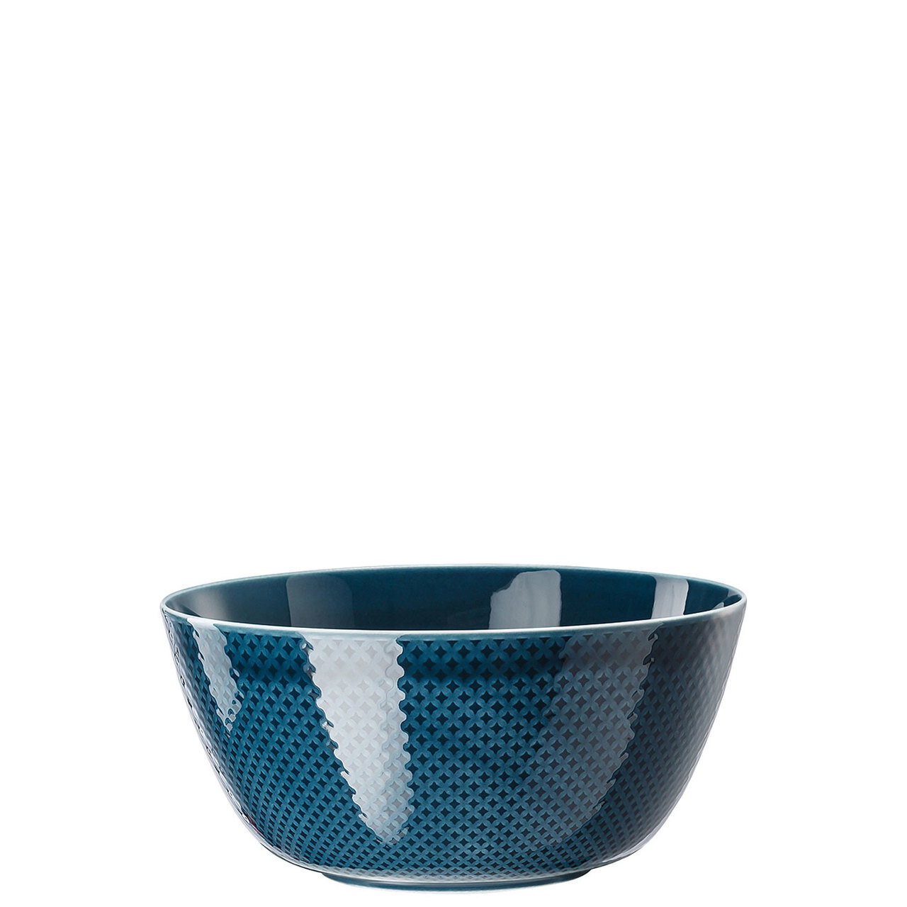 Rosenthal Junto Ocean Blue Bowl 8 1/2 Inch 78 oz