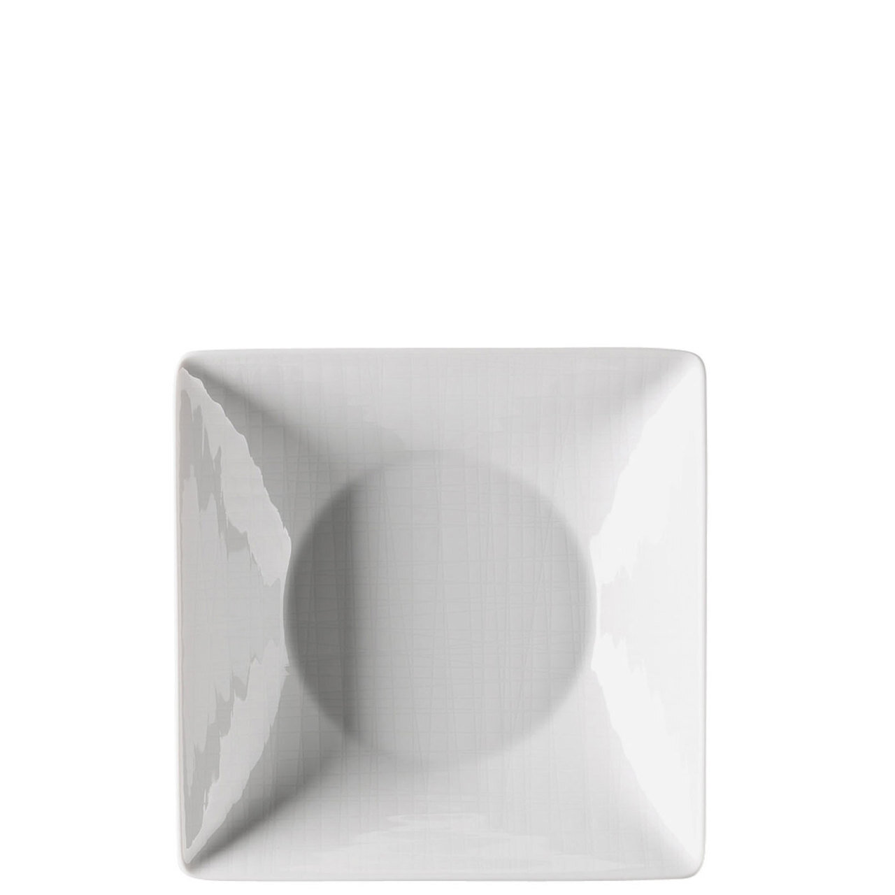 Rosenthal Mesh White Plate Deep Square 8 Inch 24 oz