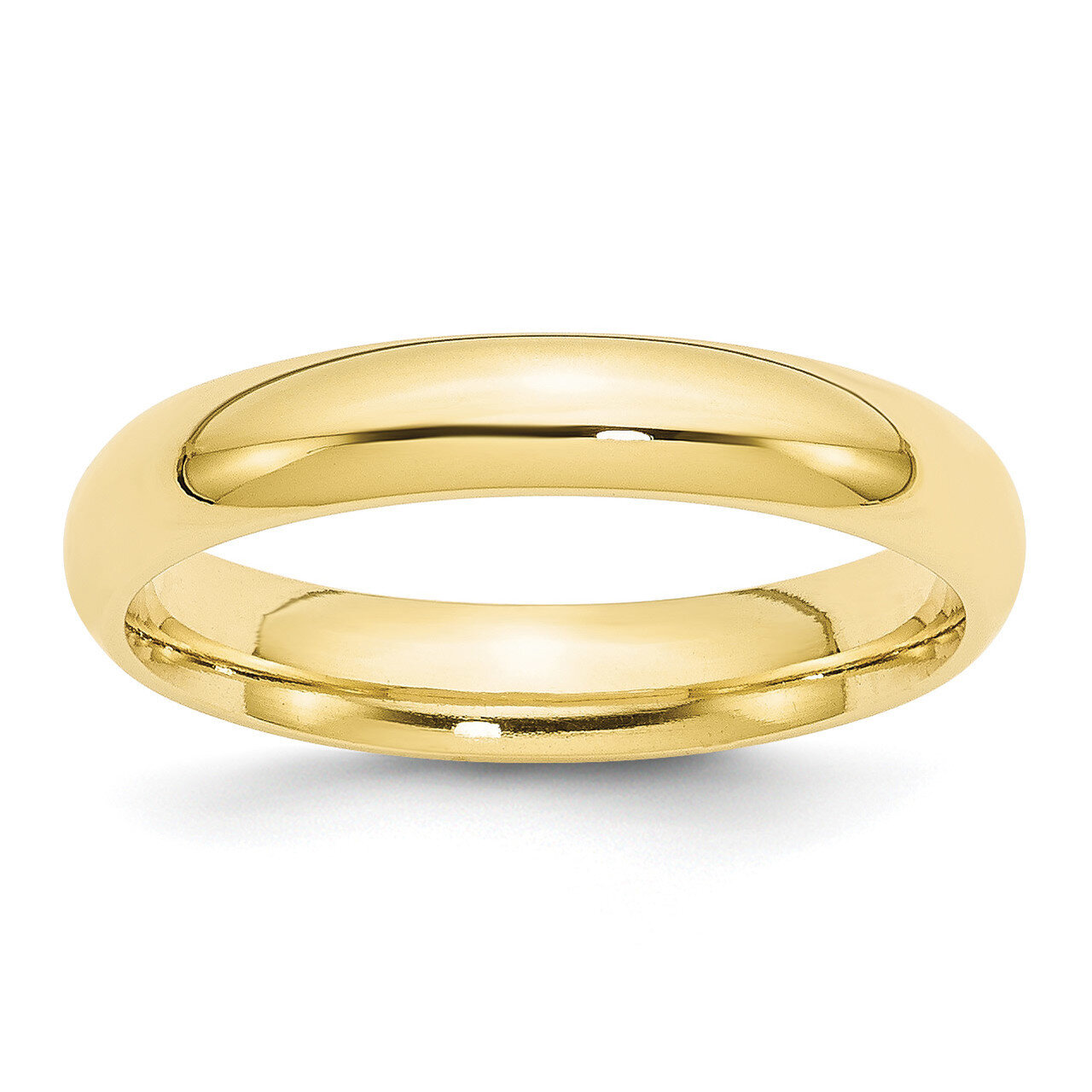 4mm Standard Comfort Fit Band 10k Yellow Gold 1CF040 Engravable, MPN: 1CF040, 886774441542